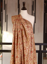 Royal Fashion Embroidered Woolen Shawls - RF25SH 046A020 Fawn